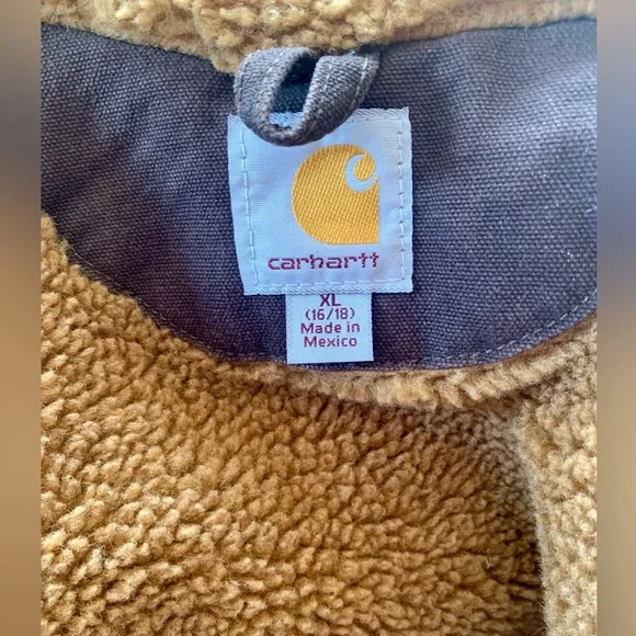 CARHARTT Super Dux Relaxed Fit Insulated Hooded Barn Jacket - Picture 5 of 6